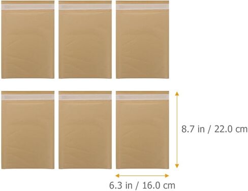 Bubble Mailer Envelopes 16X22 Padded Kraft Paper Shipping Bags Self-Sealing Bubble Packaging Mailers 25pcs for Mailing and Shipping Supplies in Kuwait