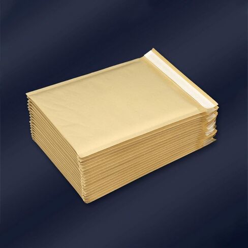 Bubble Mailer Envelopes 16X22 Padded Kraft Paper Shipping Bags Self-Sealing Bubble Packaging Mailers 25pcs for Mailing and Shipping Supplies in Kuwait