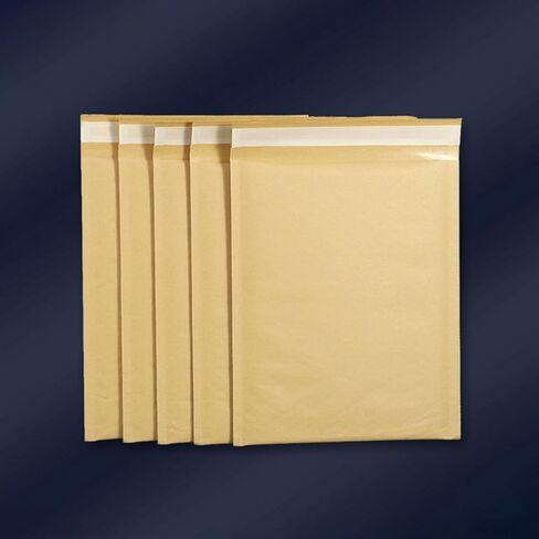 Bubble Mailer Envelopes 16X22 Padded Kraft Paper Shipping Bags Self-Sealing Bubble Packaging Mailers 25pcs for Mailing and Shipping Supplies in Kuwait