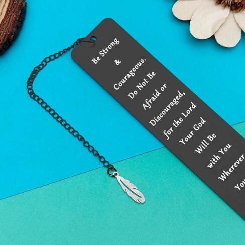 2Pcs Christian Bookmark Religious Gifts for Women Men Christian Birthday Gift Reading Lovers Gift Bible Verse Book Markers Scripture Gifts Inspirational Present for Friends in Kuwait