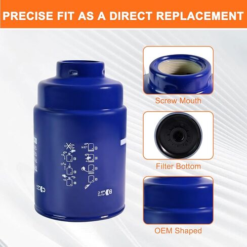 2-Pack Fuel Filter for 6.6 Diesel TP3018 Compatible with Chevy Silverado 2500HD 2007-2015,for Express 2500 2012-2016,for 3500HD 2007-2015,for GMC Savana 2500 2012-2015 V8 Diesel Engine in Kuwait