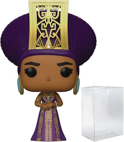 POP Marvel: Black Panther: Wakanda Forever - Queen Ramonda Funko Vinyl Figure (Bundled with Compatible Box Protector Case), Multicolored, 3.75 inches in Kuwait