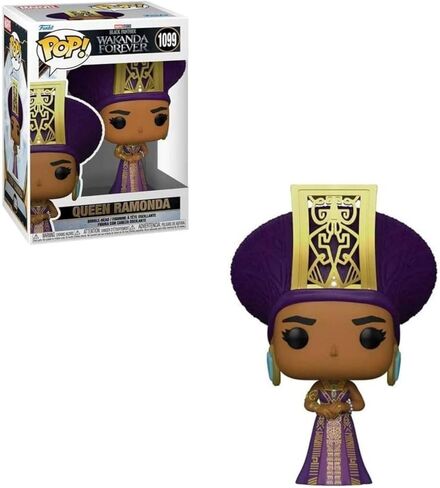 POP Marvel: Black Panther: Wakanda Forever - Queen Ramonda Funko Vinyl Figure (Bundled with Compatible Box Protector Case), Multicolored, 3.75 inches in Kuwait