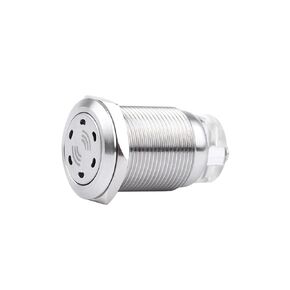 19mm Metal Buzzer LED Light Flash Sound and Light high Decibel Stainless Steel Metal Siren 12v24v(24V) in Saudi Arabia