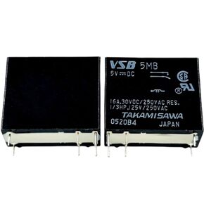 10pcs/lot rela VSB 5MB 5VDC 16A 6pins HF14FW in Saudi Arabia