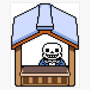 Undertale - Sans' Lookout 5" Removable Magnetic Bumper Sticker | Heavy-Duty Vehicle Magnet in Kuwait