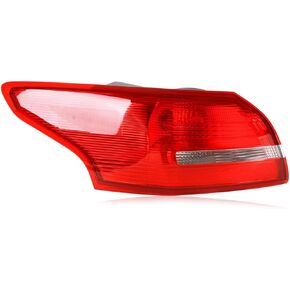 Tail Lights Outer Compatible with 2015-2018 Ford Focus Sedan 4-Door Halogen Type Brake Rear Lamp Taillights Replacement for F1EZ13405B FO2804114 in Saudi Arabia