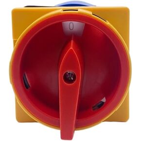 LW26GS-63A Isolator Changeover Rotary Cam Switch Power Cut-Off Knob Padlock Master Control Circuit Off-ON LW28 YMW26(3P 12Terminals) in Saudi Arabia