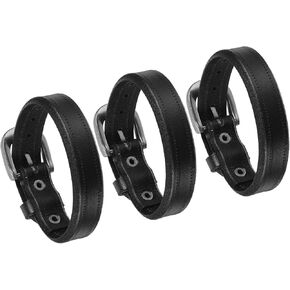 MECCANIXITY Plain Leather Bracelets Buckle Bangle Leather Snap Bracelets Adjustable Blank Wrist Cuffs DIY Craft Wristbands Women Jewelry Making in Saudi Arabia