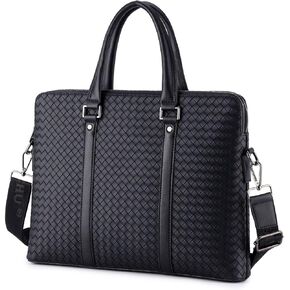 laptop bag Laptop Bag Business Briefcase Gifts For Men Women Messenger Shoulder Bag With Strap 2-layered in Kuwait