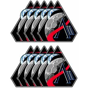 10 Pack Artemis 2 Mission Artemis ii Stickers Laptop Bumper Decal Window Waterproof Car Stickers in Saudi Arabia