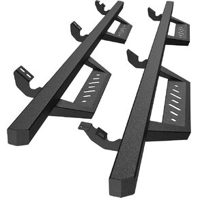Drop-Down Running Boards Compatible with 2015-2026 Chevy Colorado/GMC Canyon Crew Cab, Cabon Steel Side Steps Rail Nerf Bar in Saudi Arabia