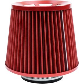 Fiber 3" Cold Air Intake Filter (RED, 3 inch"76 mm) in Saudi Arabia