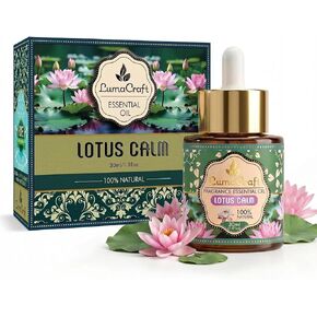 Lotus Calm Essential Oil Blends & Pure Essential Oils 1fl oz/30Mll,100% Natural Fragrance Oils for Candle & Soap Making - High Concentration Waterless Diffuser Oils for Luxury Home Scent in Saudi Arabia