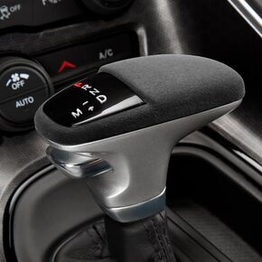 Suede Leather Shift Knob Cover Collar for Dodge Durango SRT, Shift Handle Head Cover Trim 2018-2025 Durango Interior Accessories in Saudi Arabia
