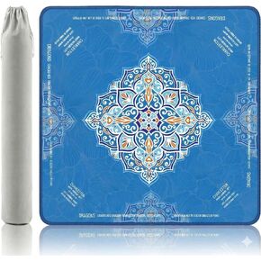 Mahjong Mat for Table Noise Reduction Non Slip Mahjong Table Mat for Playing Card, Blackjack, Mahjong, Poker, Board Games 31.5"x31.5" Size in Saudi Arabia
