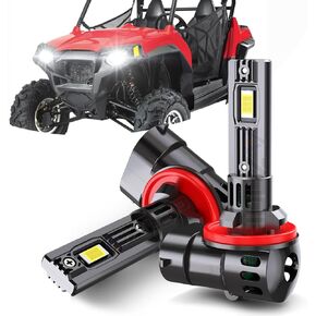 881 LED Powersport Bulbs For Polaris RZR S 800 (2009-2010) / RZR 800 EFI (2008 2009 2010), 886/894/896 Fog Lights for ATV/UTV Offroad Bulb, 500% Brightness 6000K White Light, Plug and Play, Pack of 2 in Kuwait