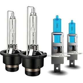 Light Bulbs Fit For Infiniti G37 2008-2010, D2S Xenon HID High Low Beam H1 Halogen Fog Lights High Performance Headlight Bulb Combo, 6000K White Light, 4 Bulbs in Saudi Arabia