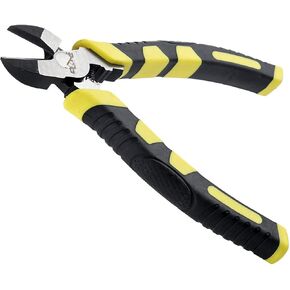 6 Inch Industrial Diagonal Cutting Pliers - High Leverage Side Cutters with Hardened Blades, CR-V Steel, Anti-Rust Finish for Electronics & Cable Work in Saudi Arabia