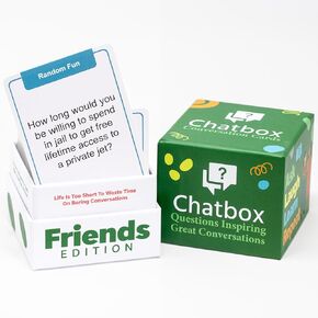 Chatbox Friends Edition Conversation Card Game for Adults and Teens 15+, Fun Party and Travel Game with Thought Provoking Questions, Group Table Game for Friends, Game Nights and Hangouts in Saudi Arabia