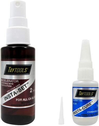 Bob Smith Industries Combo Pack with 1 OZ Thin Viscosity Insta-Cure TM Cyanoacrylate CA Super Glue and 2 OZ Accelerator Insta-Set TM in Saudi Arabia