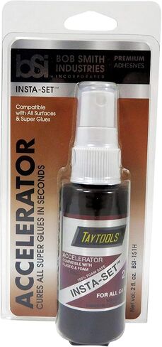 Bob Smith Industries Combo Pack with 1 OZ Thin Viscosity Insta-Cure TM Cyanoacrylate CA Super Glue and 2 OZ Accelerator Insta-Set TM in Saudi Arabia