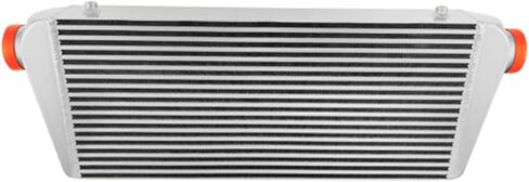 Universal Aluminum Front Mount Intercooler 700X300X100 mm, 3" Inlet Outlet, Silver in Kuwait