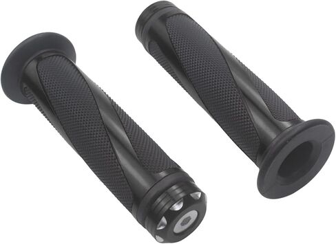 Universal CNC Motorcycle Handle bar Handlebar Grip 7/8" 22MM Handlebar Grips Soft Rubber for Sport Bike Motorbike Motocross Street Bikes in Saudi Arabia