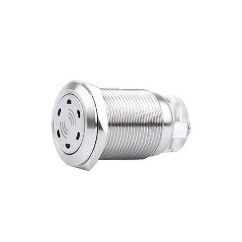 19mm Metal Buzzer LED Light Flash Sound and Light high Decibel Stainless Steel Metal Siren 12v24v(24V) in Saudi Arabia