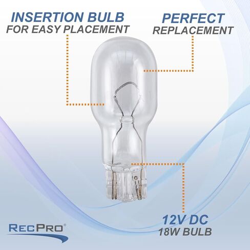 RecPro Incandescent 12V18W Ventline Range Hood Bulb (1 Pack) in Saudi Arabia
