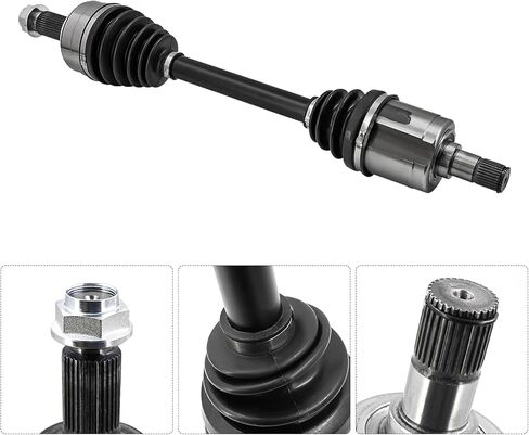 Front Left CV Axle Shaft Assembly 2.0L Compatible with Honda CR-V Hybrid 2023-2026 L4 Driver Side Driveshaft Assembly Replaces# 44306-3D4-A01 in Saudi Arabia