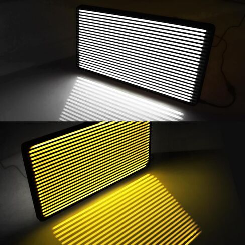 LadyRosian LED Stripe Line Board Paintless Dent Repair Tools Double Stripe USB Line Reflector Board with Adjustable Holder for Car Body dent Removal Testing Tool in Kuwait