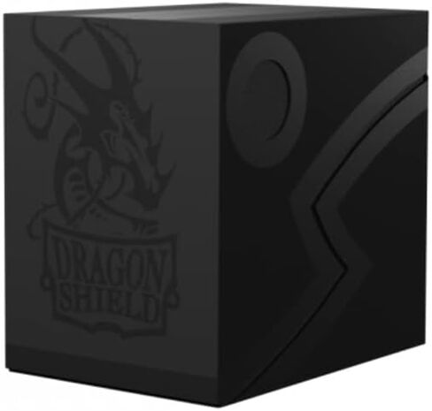 Dragon Shield Deck Box – Dragon Shield Double Shell: Midnight Blue/Black - MTG Card Sleeves are Smooth & Tough - Compatible with Pokemon & Magic The Gathering Cards in Kuwait