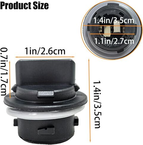 Front Turn Signal Lamp Socket Compatible with KIA 2007-2019, Compatible with Hyundai 2006-2018, Car Headlight Turn Lamp Holder Replace 92166-3K000, 921663K000 in Saudi Arabia