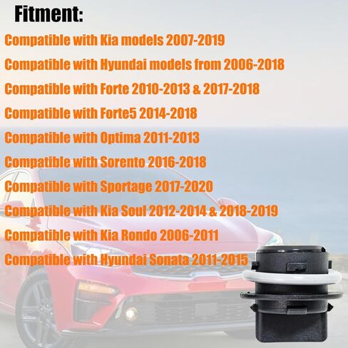 Front Turn Signal Lamp Socket Compatible with KIA 2007-2019, Compatible with Hyundai 2006-2018, Car Headlight Turn Lamp Holder Replace 92166-3K000, 921663K000 in Saudi Arabia