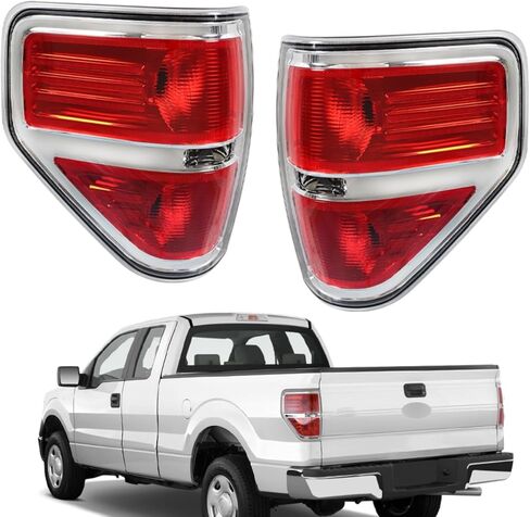 LABLT Tail Light Assembly Replacement for F150 2009 2010 2011 2012 2013 2014 Brake Light Right Side and Left Side Replacement for FO2818148 FO2819148 in Kuwait