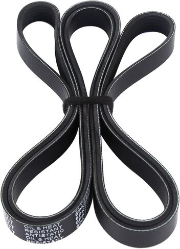 MOCA 6PK2300 EPDM Serpentine Belt Fits 2005-2009 for Buick Allure 3.8L & 2002-2006 for Chevrolet Trailblazer EXT 4.2L & 2004-2005 for GMC Envoy XUV 4.2L & 2006-2009 for Pontiac Torrent 3.4L in Kuwait