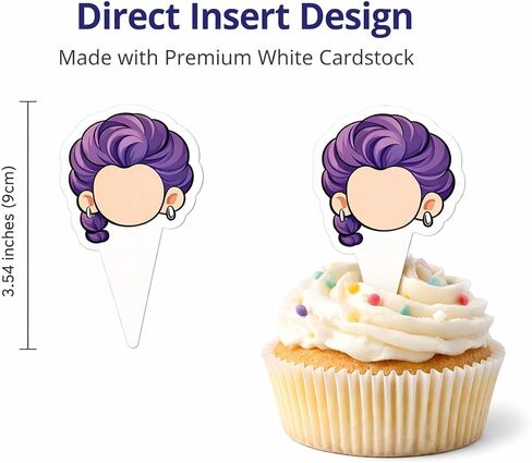 20PCS Music Dance Cupcake Toppers for Girls Birthday Party – Pink Disco Dessert Cake Picks, Pop Star Style Cupcake Decorations for Kids Birthday Party Supplies (10 Designs) in Saudi Arabia
