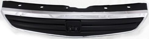 Garage-Pro Grille Assembly Compatible with HONDA CIVIC 1999-2000 ABS Plastic Chrome Shell/Painted-Black Insert 4-Door in Kuwait