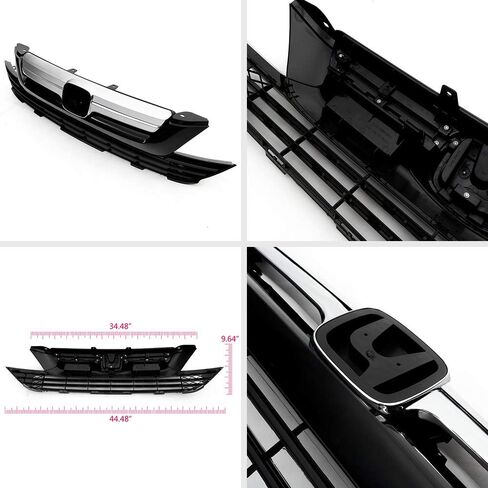 شبكة CHEDA العلوية + السفلية من الكروم المصد الأمامي متوافقة مع 2007 2008 2009 Honda CRV CR-V in Kuwait