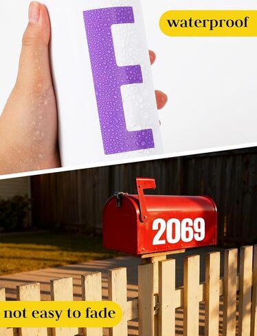 228 PCS Letter Stickers 4 Inch, 26 Sheets Vinyl Alphabet Numbers Stickers, Large Waterproof Self Adhesive Letters for Bulletin Board Mailbox Classroom Poster Board Decor in Saudi Arabia