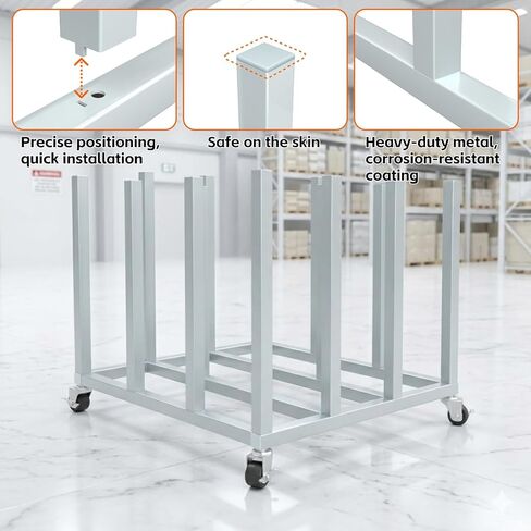 Large Mobile Blueprint Storage Cart-16 Rolls, Heavy-Duty Lockable Wrapping Paper Storage Cart for Vinyl Roll Wallpaper/Fabric/Butcher Paper Organization in Saudi Arabia