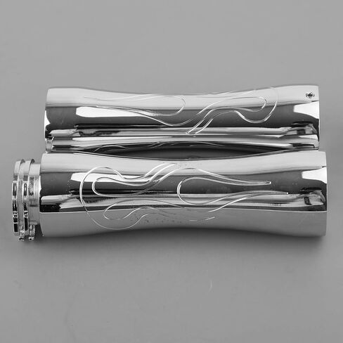 مقبض مقود دراجة من الكروم مقاس 1 بوصة مناسب لسيارة Honda Shadow VLX 600 750 Spirit VTX 1300 1800 لـ Kawasaki Vulcan 800 Classic Drifter لـ Harley & Choppers in Kuwait