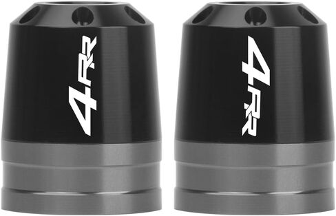 Motorcycle Bar End Sliders For Ninja ZX-4RR 2023-2025 Handlebar End Crash Protectors CNC Aluminum Handlebar Weights ninja zx-4rr Accessories (Black) in Saudi Arabia