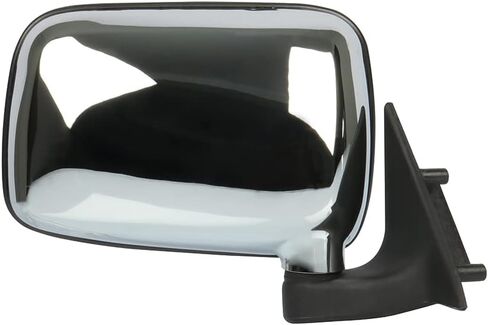Manual Folding Chrome Driver and Passenger Side Mirror Compatible with 1987-1993 for Mazda B2200 Left and Right Side View Mirror Manual Adjustment Chrome in Saudi Arabia