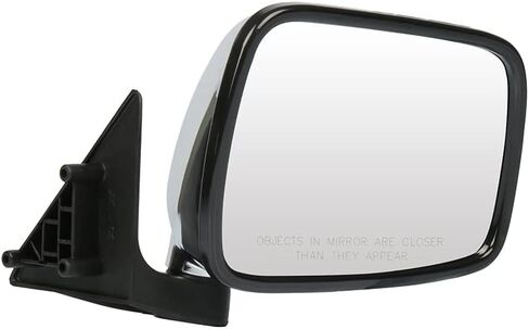 Manual Folding Chrome Driver and Passenger Side Mirror Compatible with 1987-1993 for Mazda B2200 Left and Right Side View Mirror Manual Adjustment Chrome in Saudi Arabia