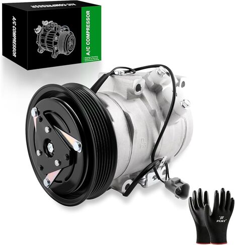 Air Conditioner AC Compressor with A/C Clutch Compatible with 1999-2003 ES300 RX300 & 2004-2006 RX330 & 2000-2006 Avalon Camry 3.0L & 2001-2008 Highlander Solara 2.4L Replace 8840332010 in Saudi Arabia