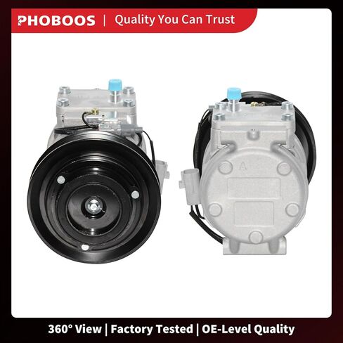 ضاغط مكيف الهواء PHOBOOS مع قابض متوافق مع تويوتا كورولا 1998-2002، L4 1.8L، تبريد سريع، ضوضاء منخفضة، سهل التركيب، المرجع. 88320-02050 in Kuwait
