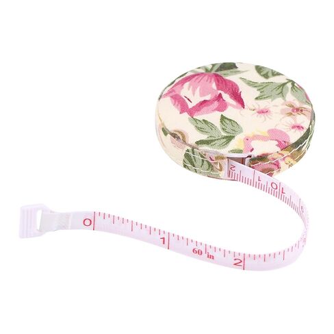 Accurate Tape Measure Tapeline Body Fitness Measuring Body Tailor Sewing Craft Cloth Measuring Tape 60 Inch/1.5M Dual Sided Retractable Ruler (Rural Rose) in Saudi Arabia