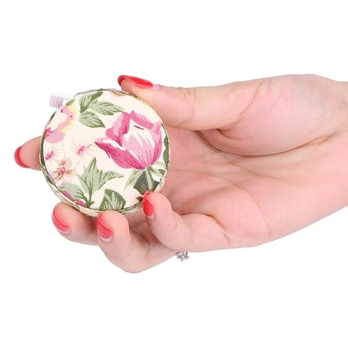 Accurate Tape Measure Tapeline Body Fitness Measuring Body Tailor Sewing Craft Cloth Measuring Tape 60 Inch/1.5M Dual Sided Retractable Ruler (Rural Rose) in Saudi Arabia